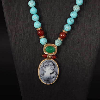 Vintage Heart Refined Handcrafted Necklace for Ladies