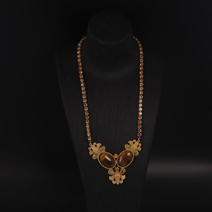 Vintage Timeless Polished Jewelry Set Ornate Heirloom