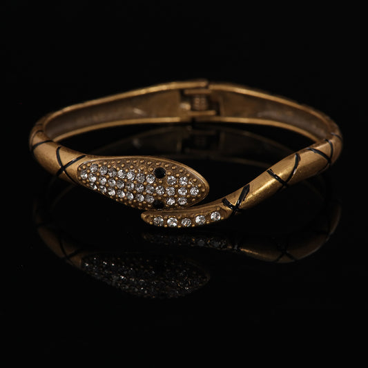 Vintage Cubic Zirconia Baroque Timeless Handcrafted Bracelet Gift Jewelry