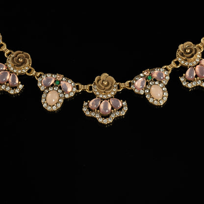 Vintage Agate Elegant Handcrafted Necklace for Women