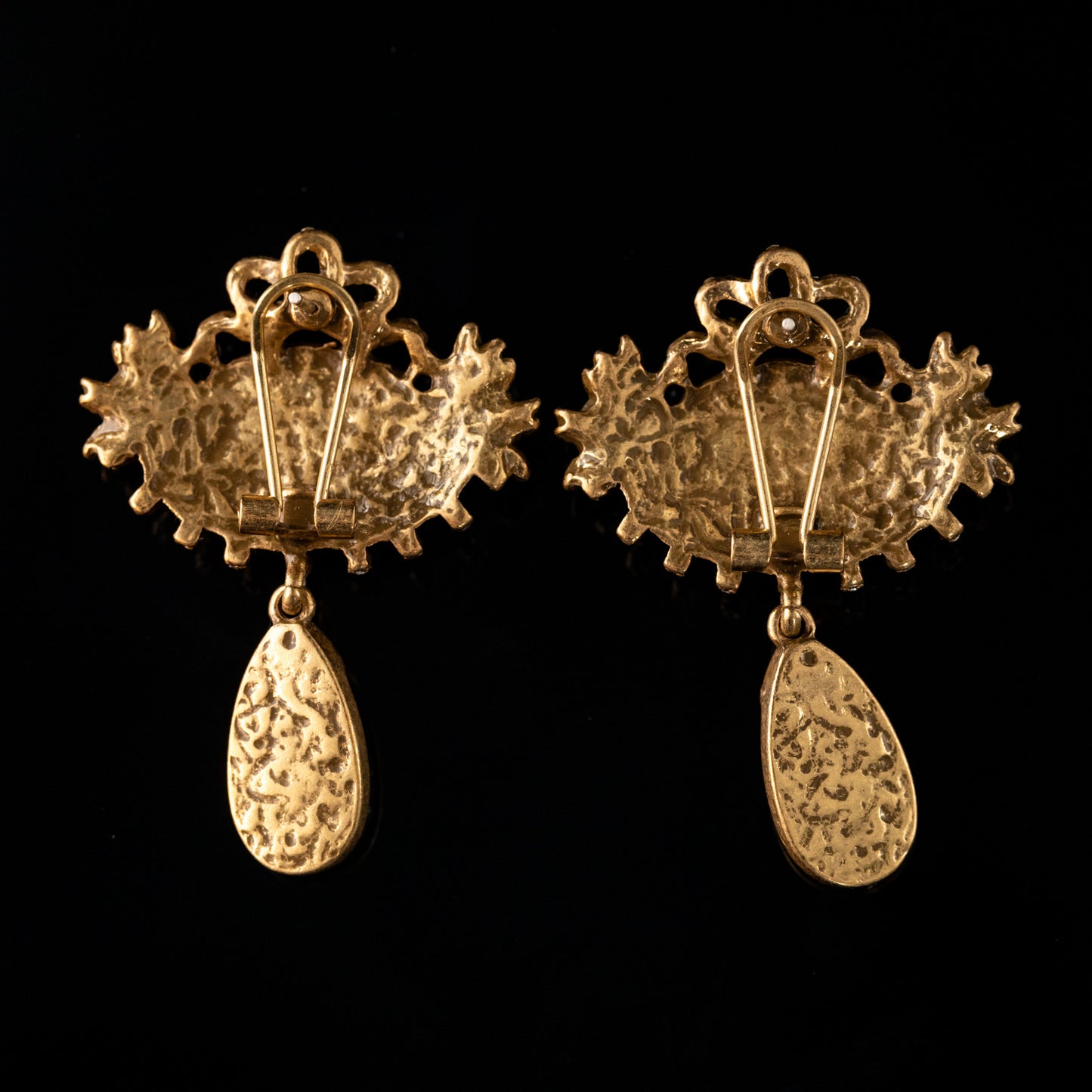 Vintage Timeless Elegant Statement Earrings Handcrafted Design