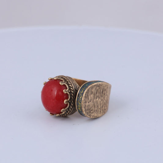 Vintage Geometric Statement Classic Open Ring Gift Jewelry
