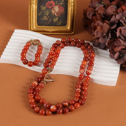 Vintage Heart Statement Handcrafted Necklace Gift Jewelry