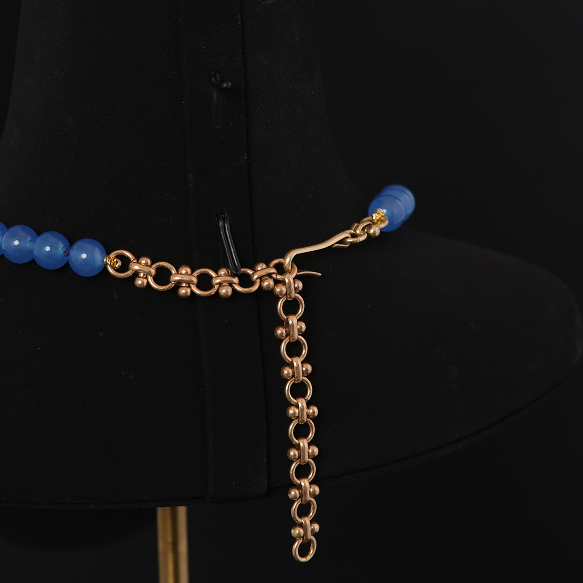 Vintage Agate Chic Polished Necklace for Women