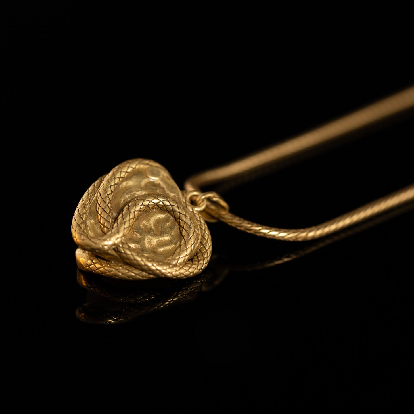 Vintage Crystal Heart Artisan Necklace Gift Jewelry