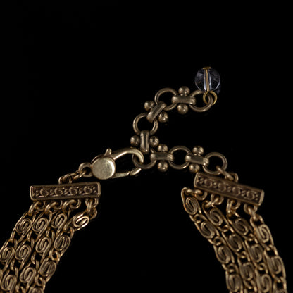 Vintage Crystal Retro Chic Handcrafted Bracelet for Women