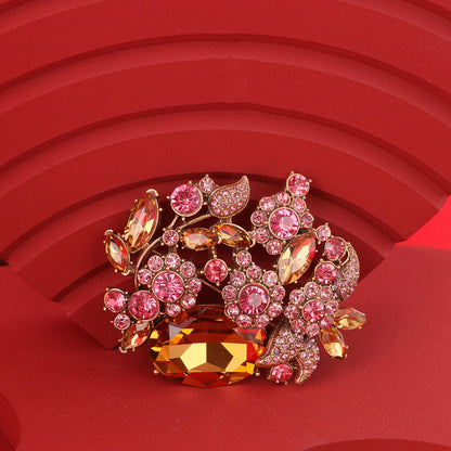 Vintage Floral Chic Artisan Brooches for Women