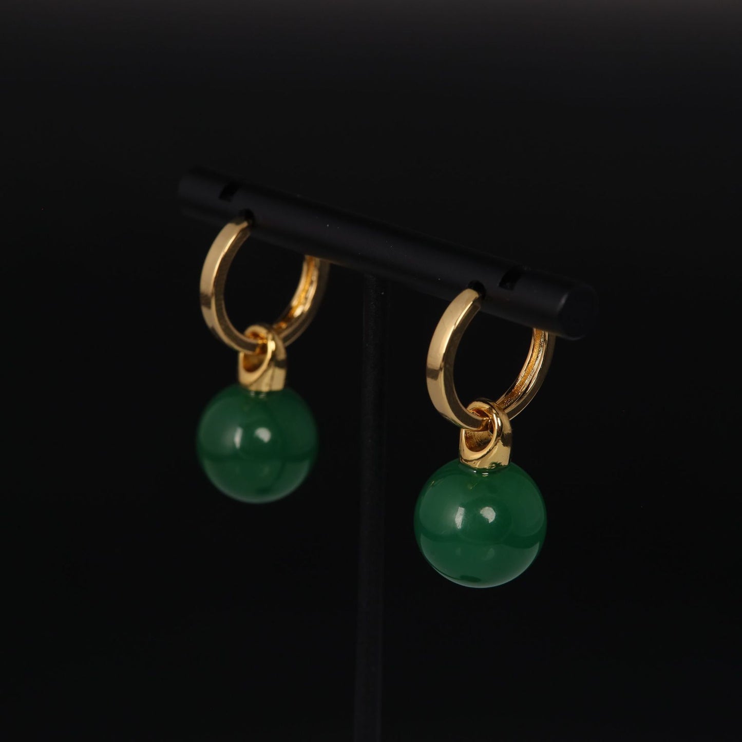Vintage Agate Classic Timeless Earrings Handcrafted Design