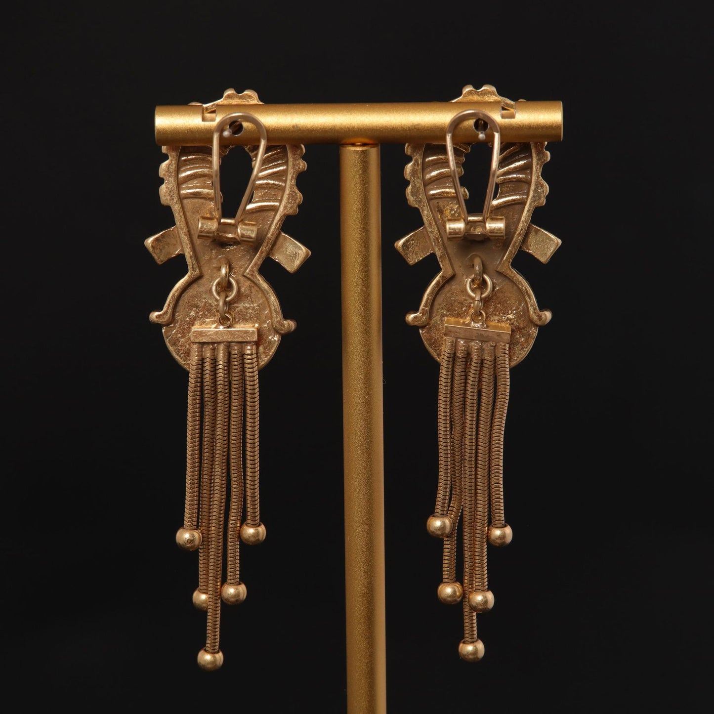 Vintage Geometric Statement Statement Earrings for Ladies