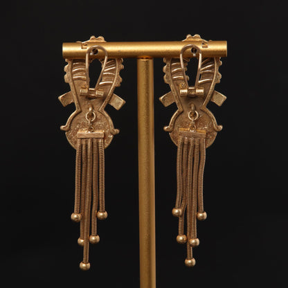 Vintage Geometric Statement Statement Earrings for Ladies