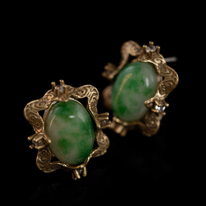 Vintage Natural Stone Chic Earrings for Women