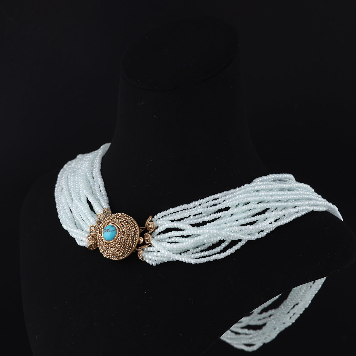 Vintage Geometric Refined Timeless Necklace Handcrafted Design