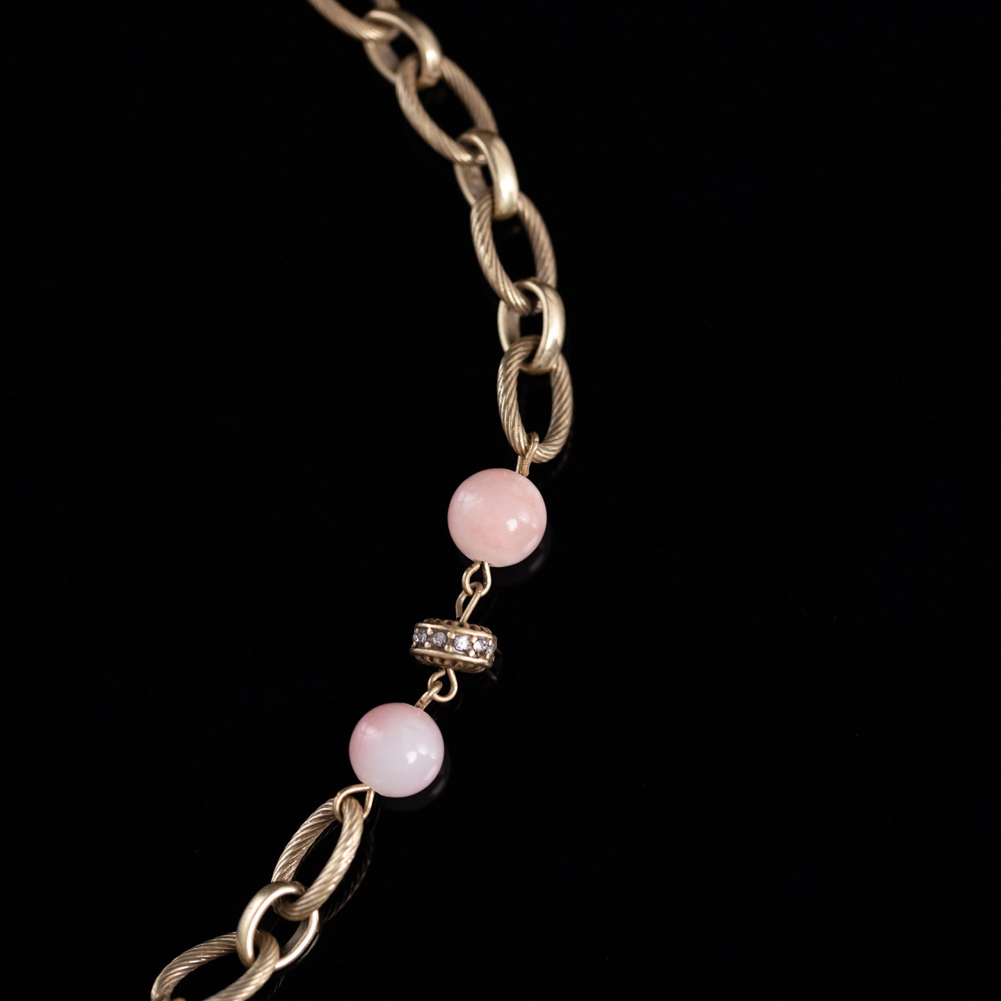 Vintage Natural Stone Luxury Necklace Handcrafted Design