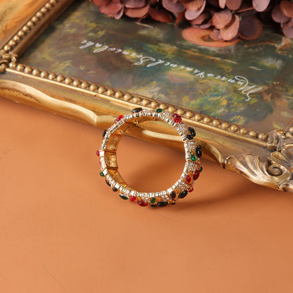 Vintage Minimalist Timeless Stone Inlay Bracelet for Men