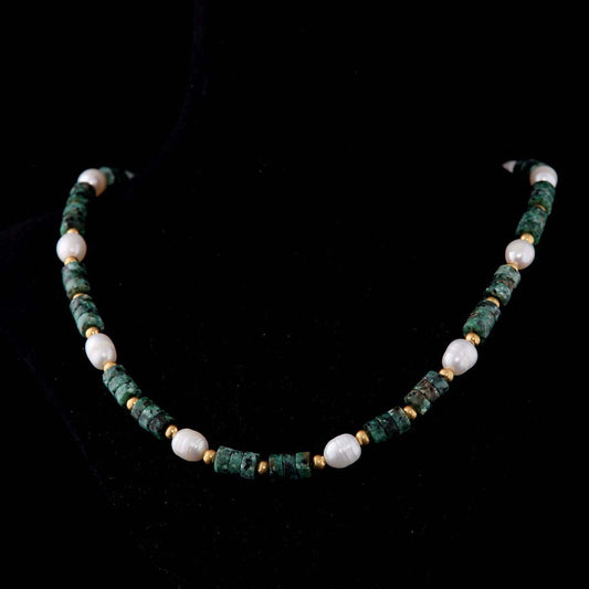 Vintage Geometric Timeless Classic Necklace Handcrafted Design