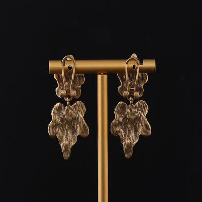 Vintage Leaf Timeless Classic Earrings Gift Jewelry