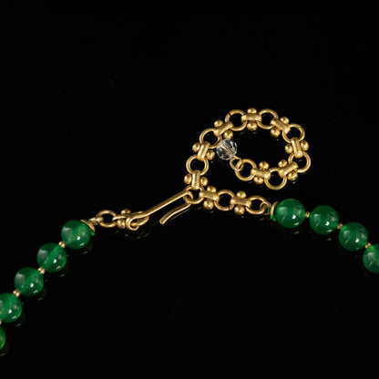 Vintage Natural Stone Artisan Necklace Gift Jewelry