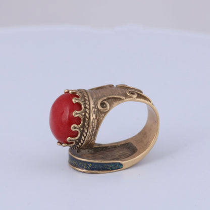 Vintage Geometric Statement Classic Open Ring Gift Jewelry