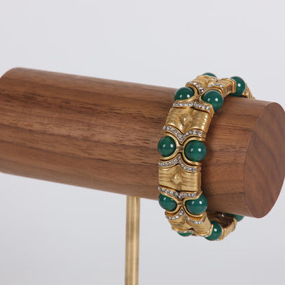 Vintage Agate Geometric Refined Handcrafted Bracelet Handcrafted Design