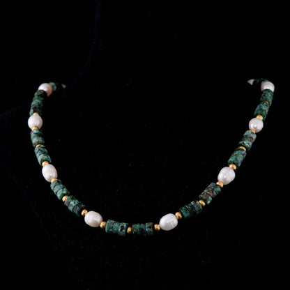 Vintage Geometric Timeless Classic Necklace Handcrafted Design