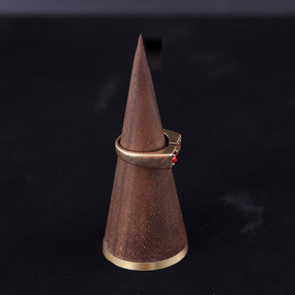 Vintage Geometric Statement Retro Open Ring Timeless Style