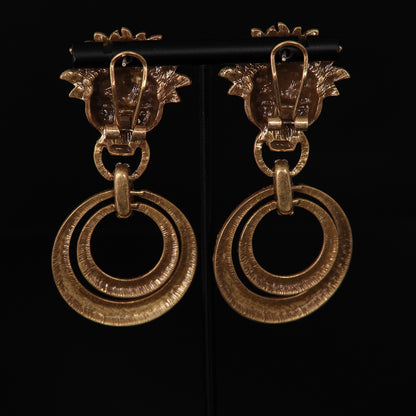 Vintage Luxury Refined Statement Earrings Timeless Style