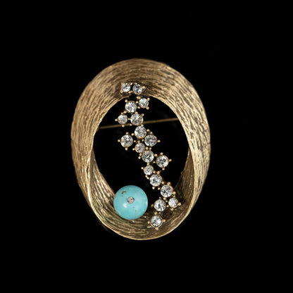 Vintage Cross Artisan Handcrafted Brooches for Men
