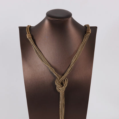 Vintage Elegant Polished Refined Necklace Timeless Style