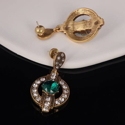 Vintage Elegant Handcrafted Classic Earrings Gift Jewelry