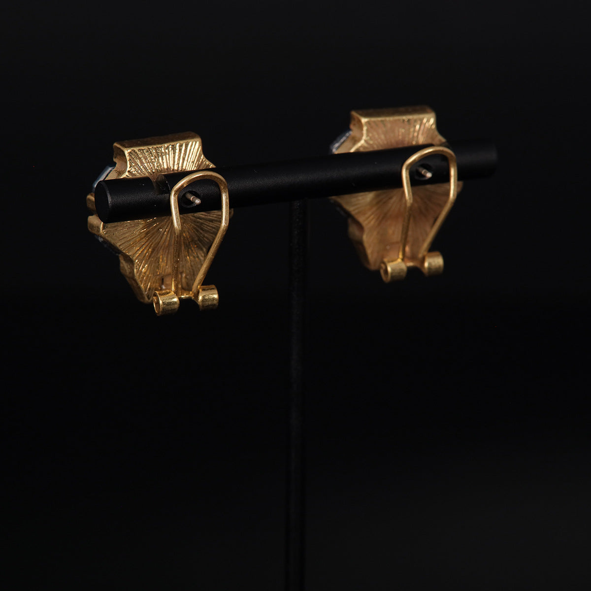 Vintage Enamel Chic Polished Earrings for Women