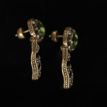 Vintage Enamel Timeless Elegant Earrings for Ladies