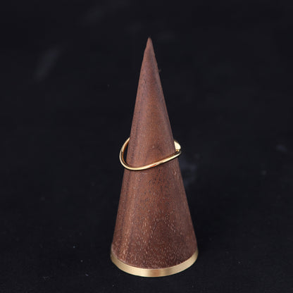 Vintage Geometric Artisan Handcrafted Open Ring Gift Jewelry