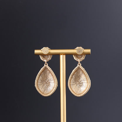 Vintage Timeless Polished Artisan Earrings Handcrafted Design