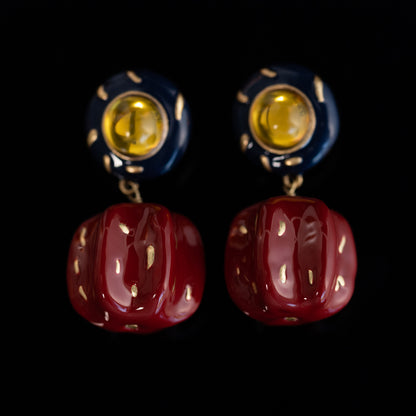Vintage Pearl Leaf Refined Handcrafted Earrings for Ladies