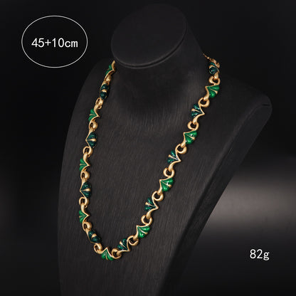 Vintage Crystal Refined Handcrafted Necklace for Ladies