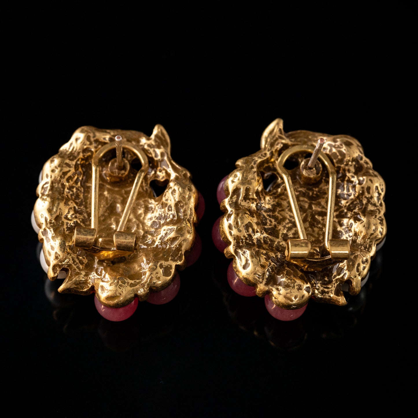 Vintage Natural Stone Refined Polished Earrings for Ladies