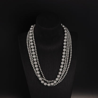 Vintage Elegant Shell Double Layer Jewelry Set