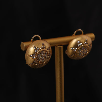 Vintage Star Chic Refined Earrings for Ladies