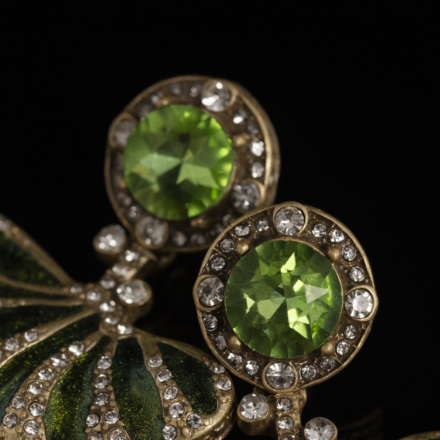 Vintage Enamel Timeless Elegant Earrings for Ladies