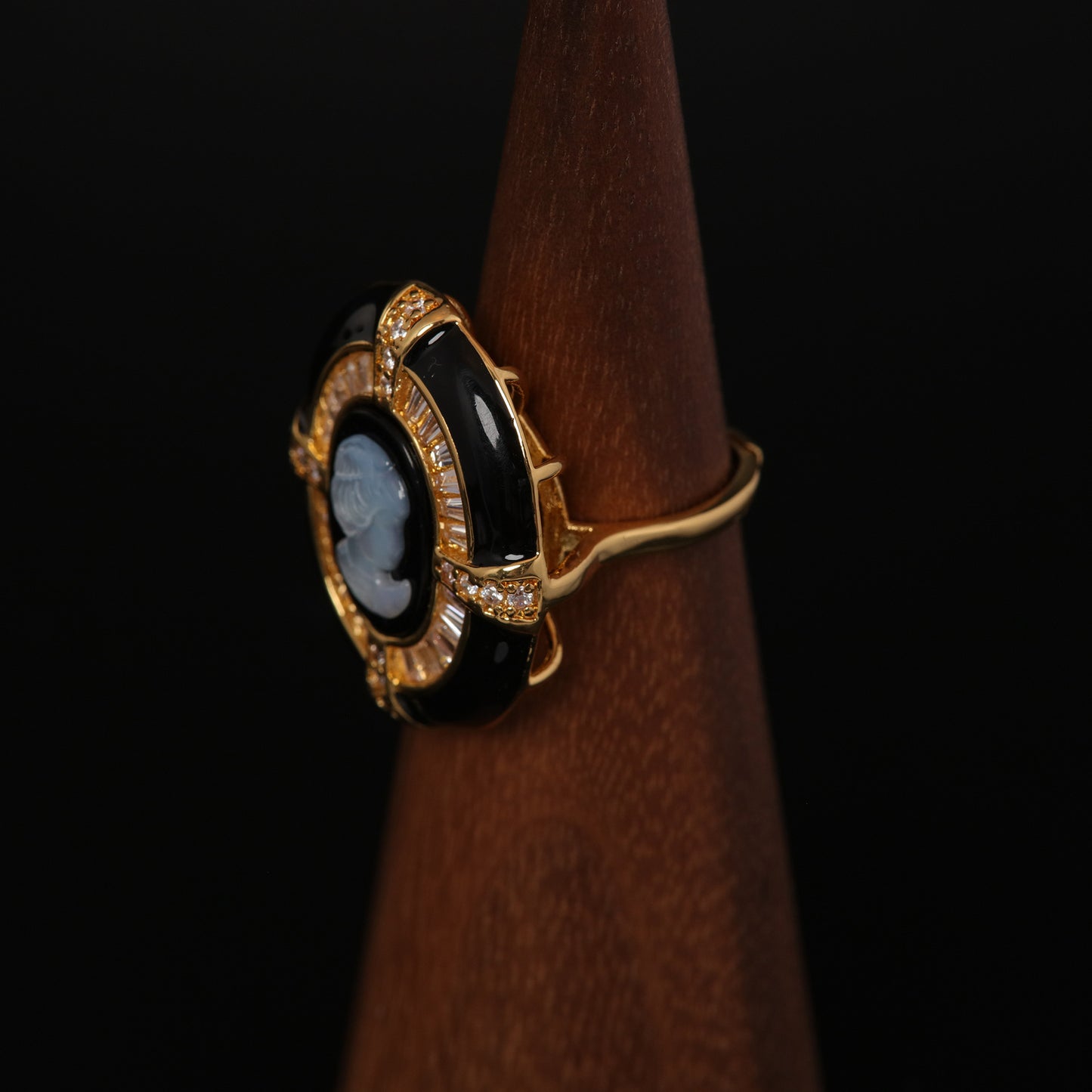 Vintage Geometric Chic Classic Open Ring Timeless Style