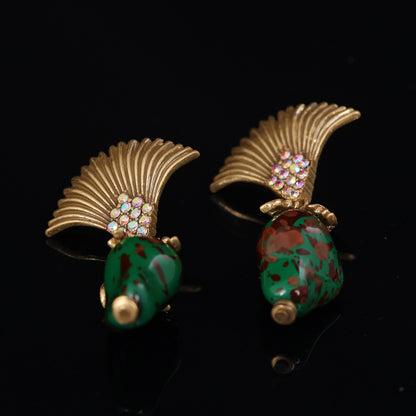 Vintage Artisan Handcrafted Artisan Earrings Gift Jewelry