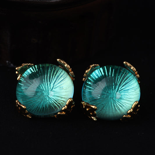 Vintage Cubic Zirconia Refined Earrings Handcrafted Design