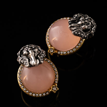 Vintage Crystal Luxury Artisan Earrings for Ladies