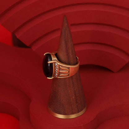 Vintage Geometric Luxury Handcrafted Open Ring Timeless Style