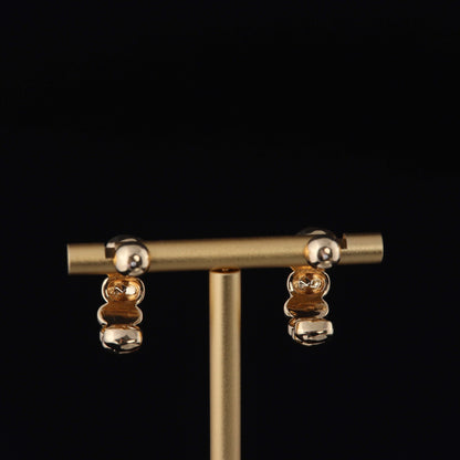 Vintage Geometric Luxury Handcrafted Earrings Handcrafted Design