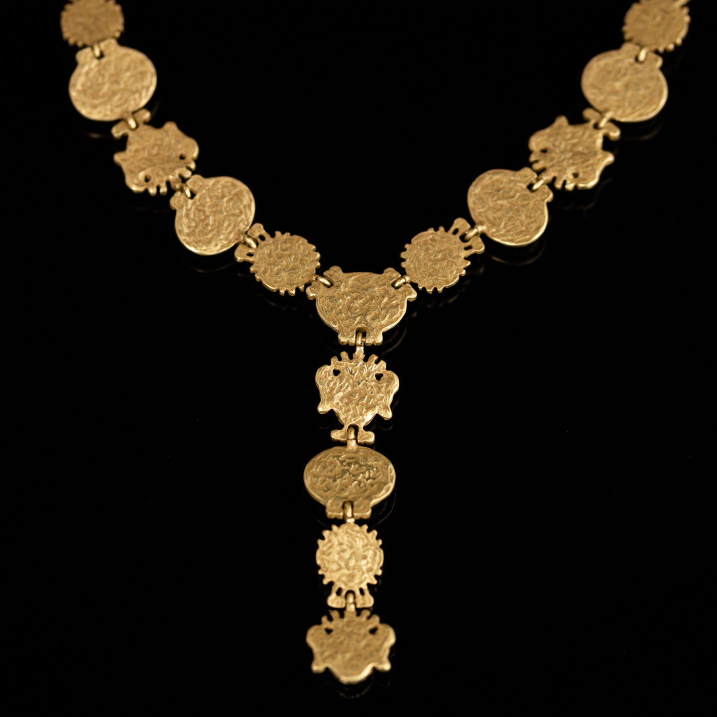 Vintage Natural Stone Geometric Timeless Stone Inlay Necklace for Women