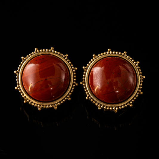 Vintage Heart Statement Luxury Earrings Handcrafted Design