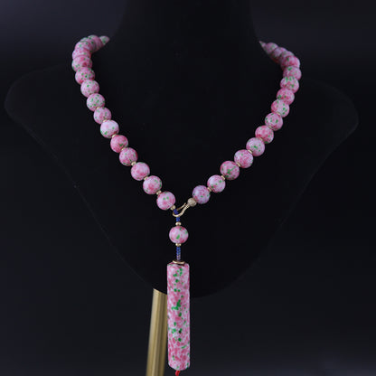 Vintage Geometric Artisan Refined Necklace Handcrafted Design
