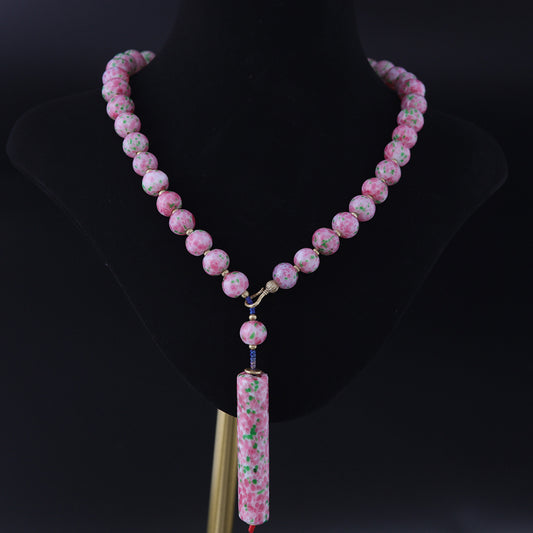 Vintage Geometric Artisan Refined Necklace Handcrafted Design