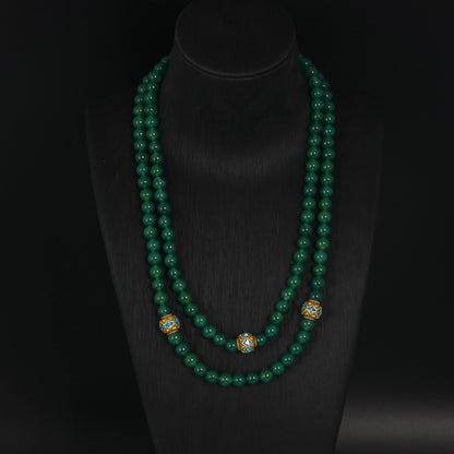 Vintage Statement Agate Handcrafted Jewelry Set Baroque